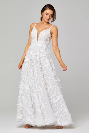 Amy Wedding Dress by Tania Olsen - Vintage White