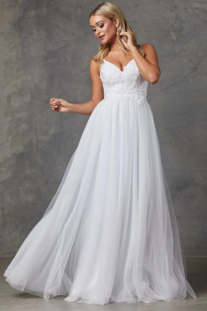 Aubriel Wedding Dress by Tania Olsen - Vintage White