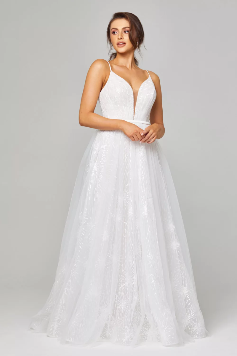Belle Wedding Dress by Tania Olsen - Vintage White
