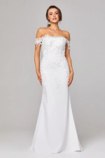 Daria Wedding Dress by Tania Olsen - Vintage White