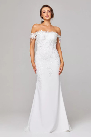 Daria Wedding Dress by Tania Olsen - Vintage White