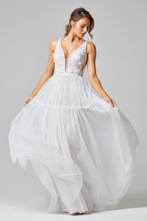 Lilly Wedding Dress by Tania Olsen - Vintage White