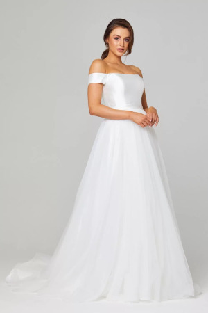 Lucinda Wedding Dress by Tania Olsen - Vintage White