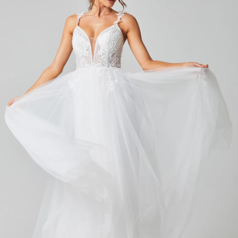 Mia Wedding Dress by Tania Olsen - Vintage White