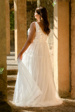 Lilly Wedding Dress by Tania Olsen - Vintage White