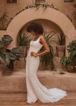 Beirut Wedding Dress by Tania Olsen - Vintage White