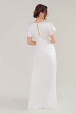 Camilla Satin Bridal Gown by TH&TH - Ivory