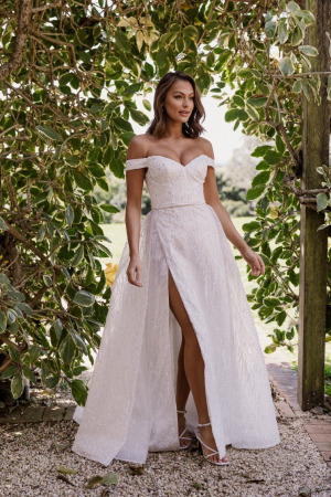Adrienne Wedding Dress by Tania Olsen - Vintage White