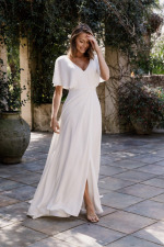 Maelle Wedding Dress by Tania Olsen - Vintage White