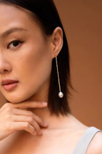 Hampton Pearl Drop Earrings by Jenny Yoo